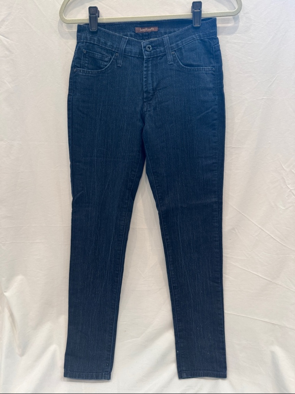 James Jeans Dark Indigo Skinny Women's Jeans, Size 27” Twiggy